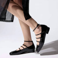 Yosi Samra - Women's Aurora Patent Leather Ballet Shoes