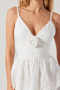 Astr - Faeryn Eyelet Tiered Maxi Dress