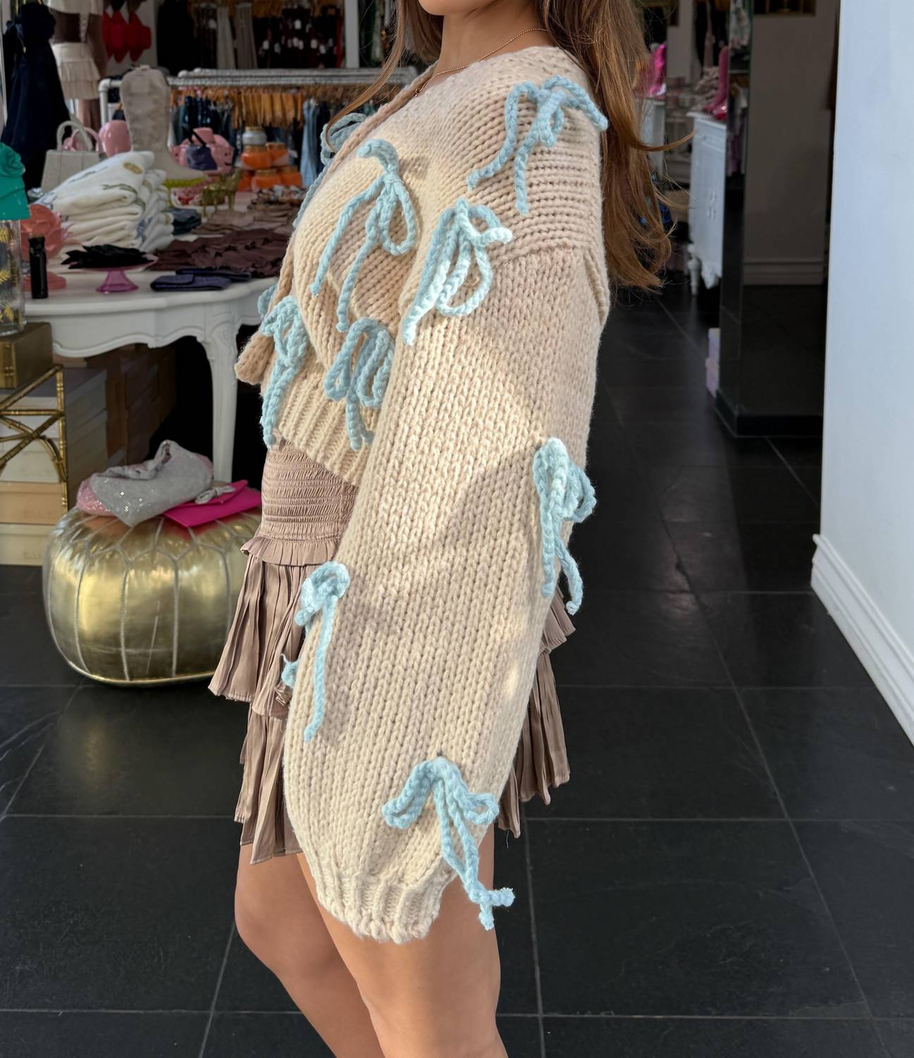 Pretty Garbage - Juniper Bow Cardigan