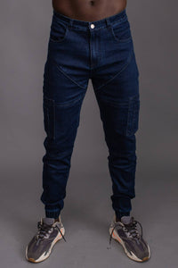 The Athletic Side Of Us - Men's Geo Cargo Denim Pants