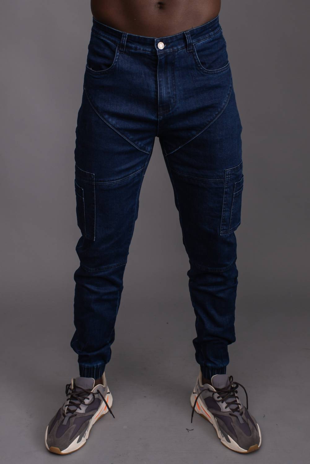 The Athletic Side Of Us - Men's Geo Cargo Denim Pants
