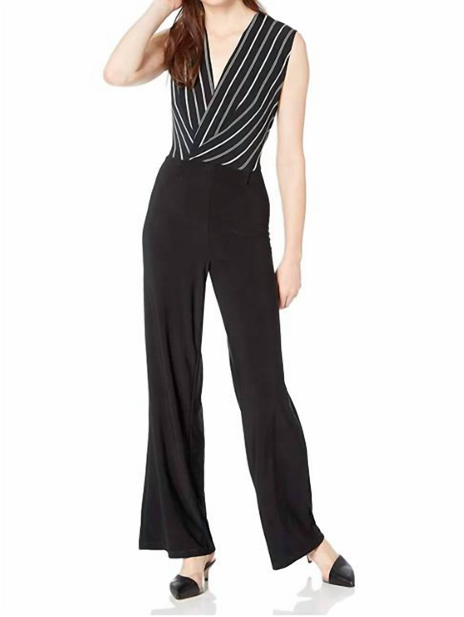 Women Wrap Sleeveless Cotton Jumpsuit
