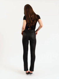 Daze - Downtown High Rise Split Slim Jeans