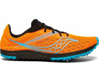 SAUCONY Women's Kilkenny Xc 9 Spike Shoe in vizi blue blaze orange - women's shoe