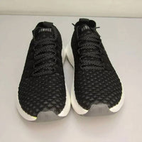 NOBULL Unisex Knit Sc Lightweight Runner Sneakers in black white - men's shoe - alternate view