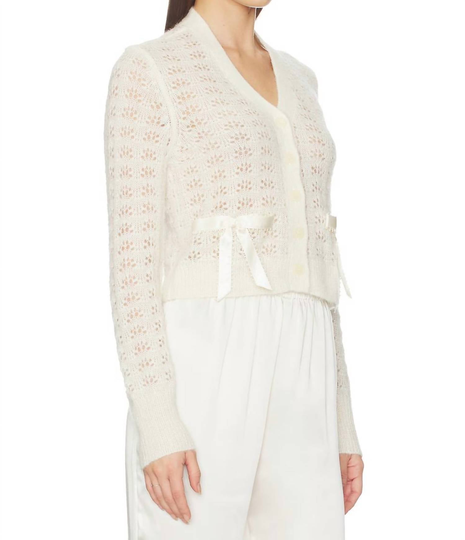 Loveshackfancy - Lily V-neck Cardigan