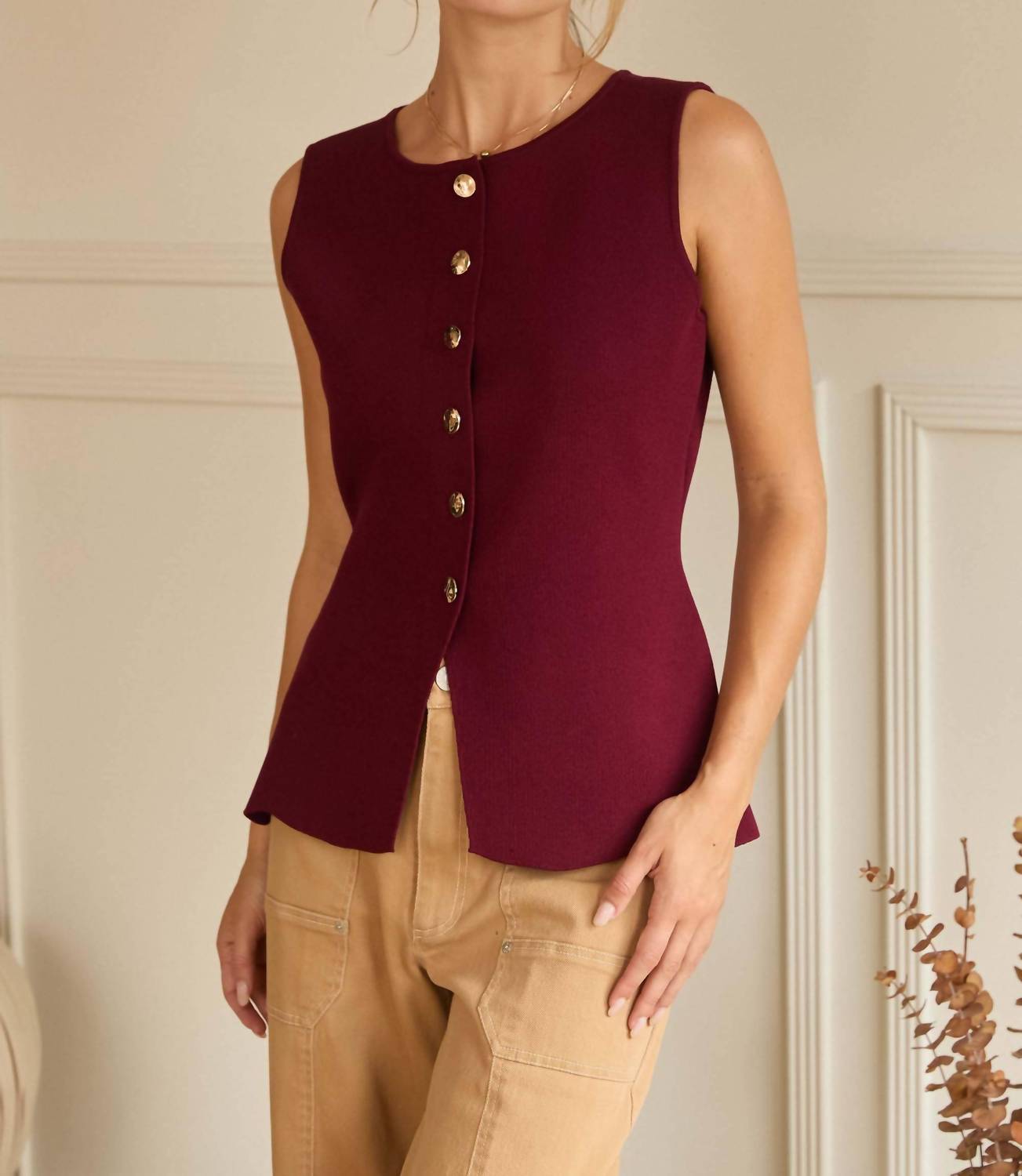 Skies Are Blue - Knit Peplum Sweater Top