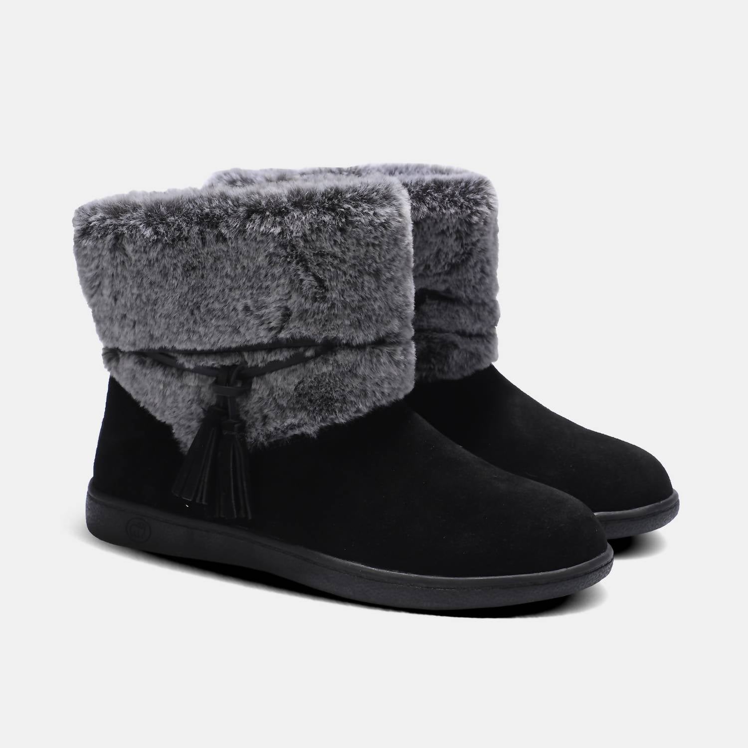 Lamo - Women's Dharma Suede And Fur Collared Boot