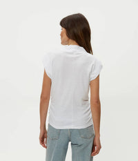 Michael Stars - Reese Shine Power Shoulder Top
