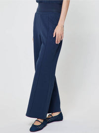 Current Air - Embroidered Wide Leg Drawstring Pants