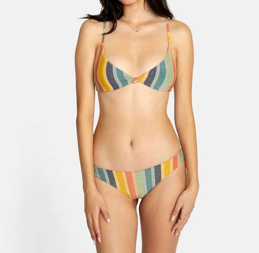 Rvca - Mirage Knotted Crossback Bikini Top