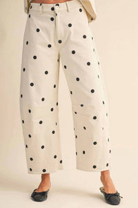 Klesis - Napa Strapless Peplum Top And Barrel Pants Set