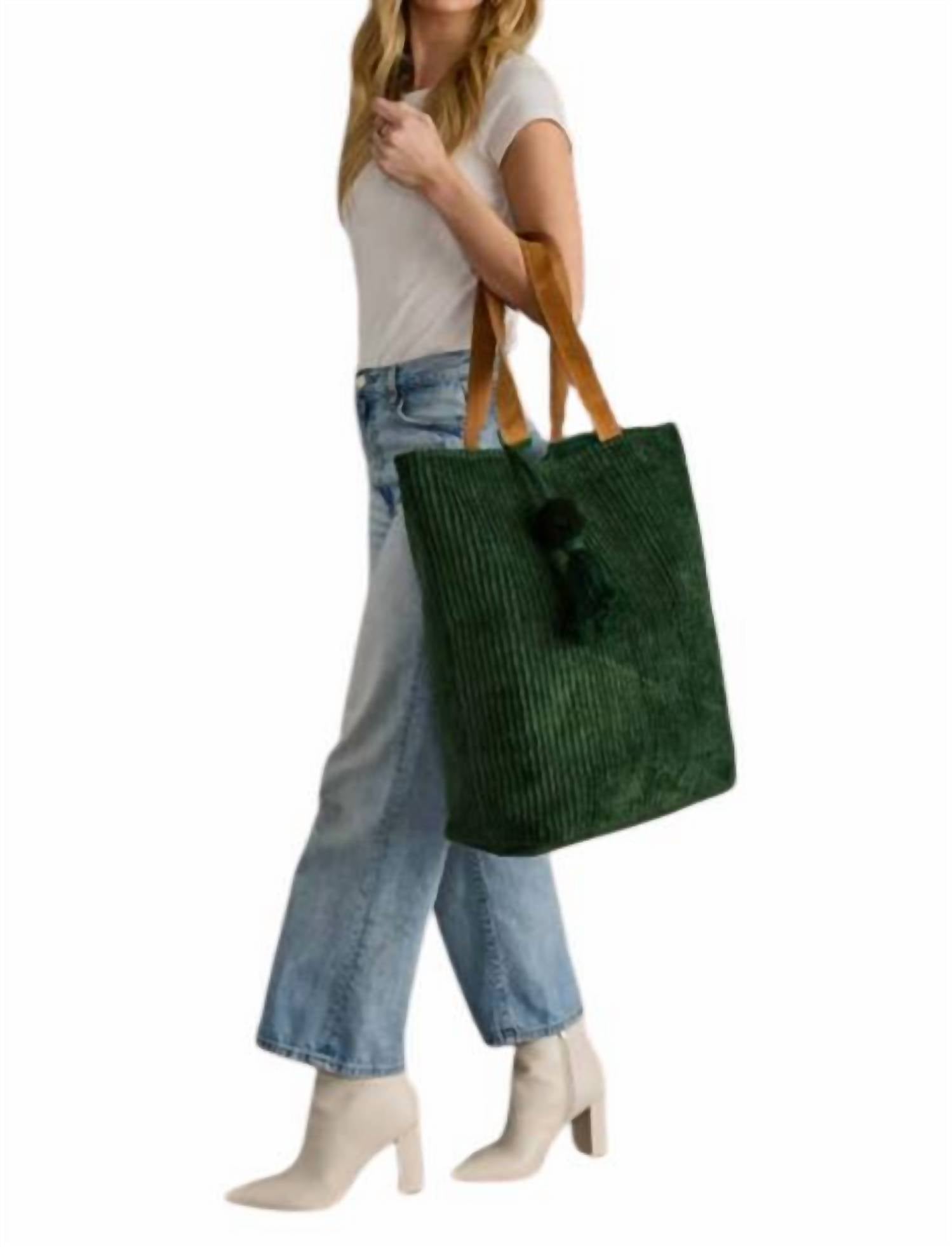 Panache Apparel - Corduroy Tote
