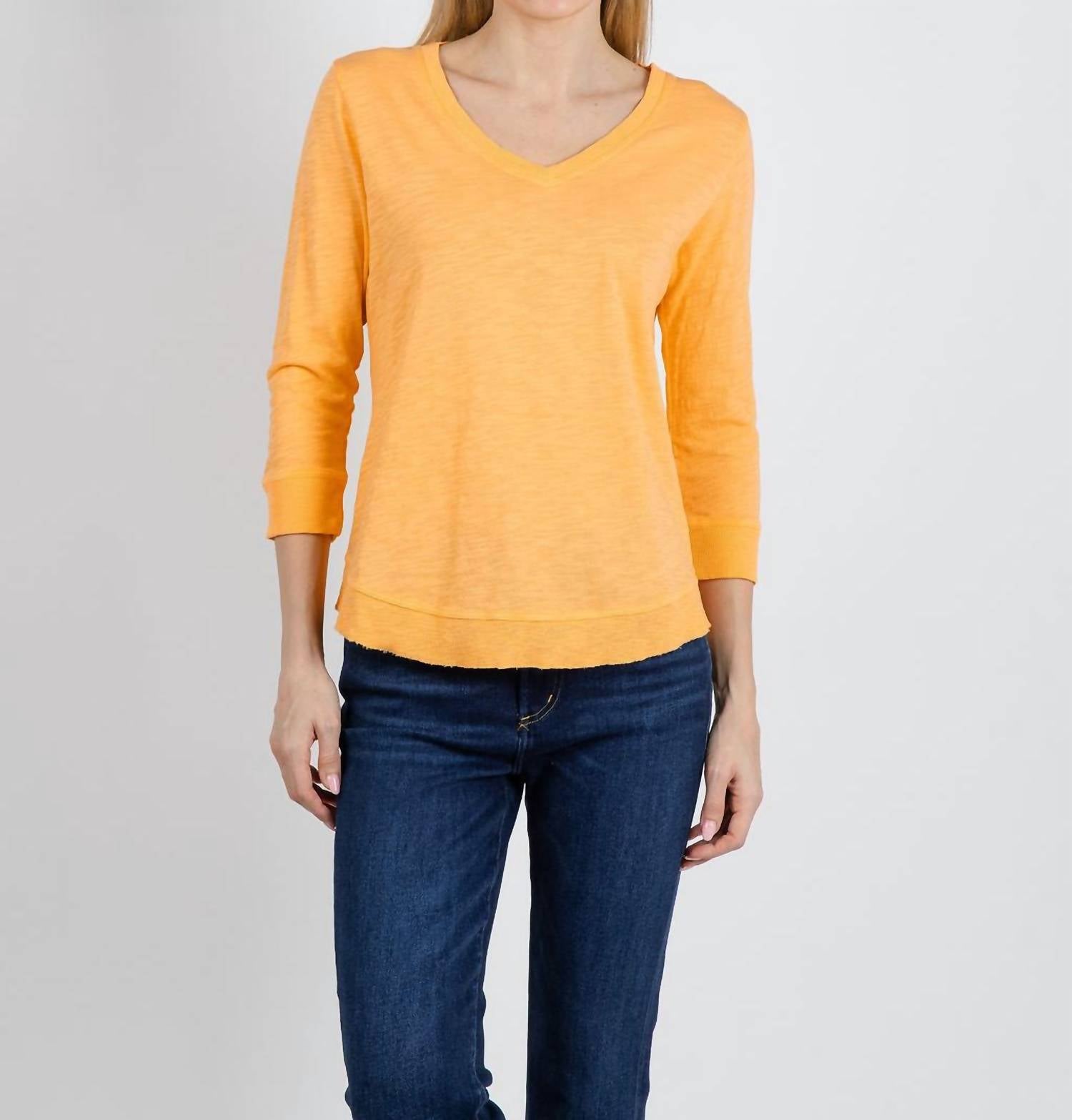 Elliott Lauren - Knit Combo Top