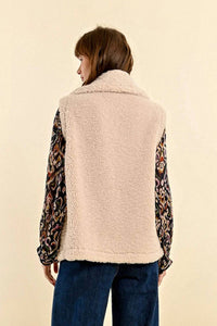 Molly Bracken - Sleeveless Sheepskin Effect Vest
