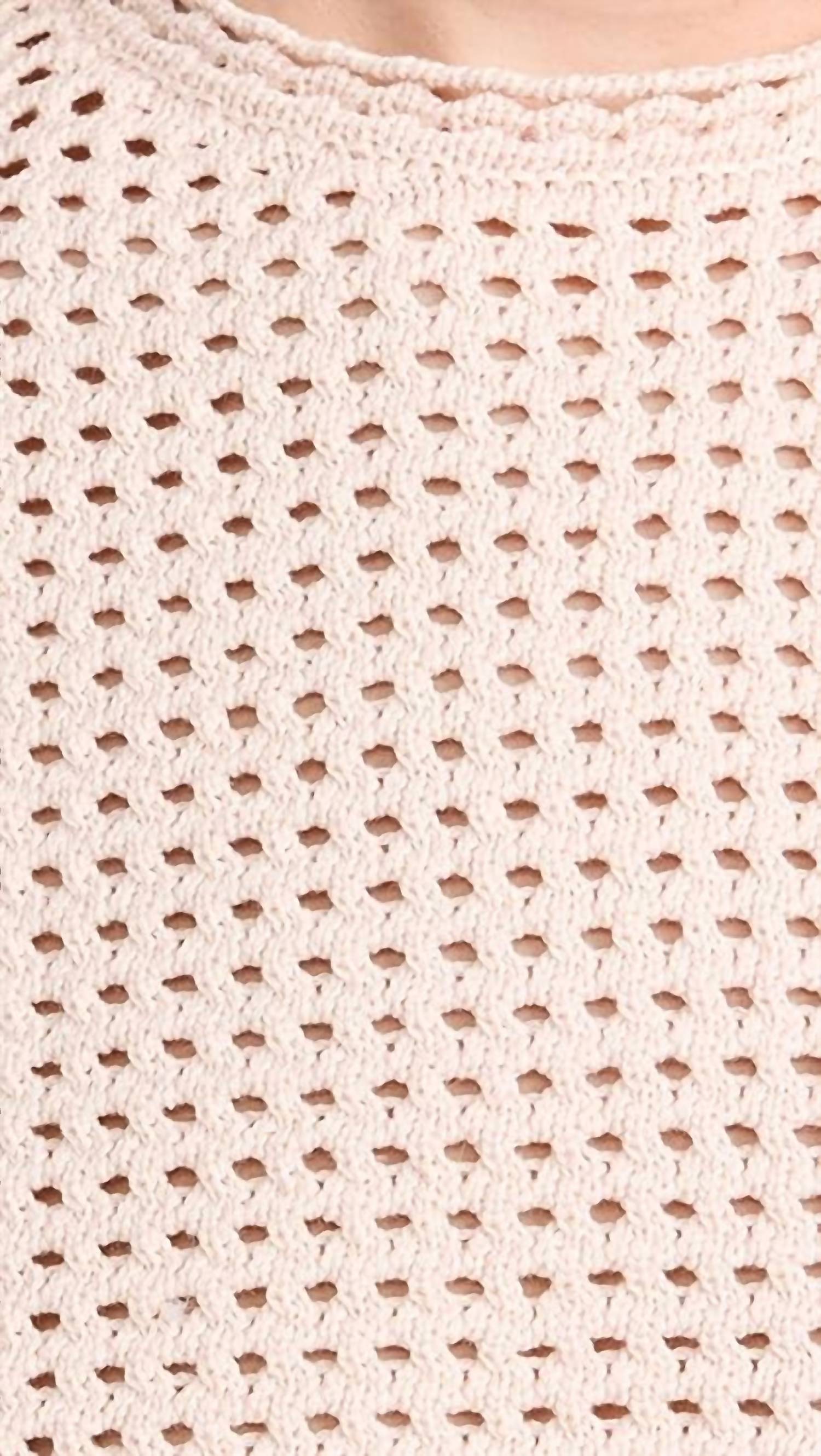 Vince - Mesh Stitch Crew Top