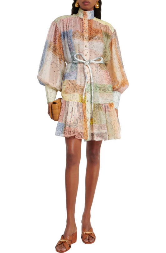 Zimmermann - Matchmaker Lantern Mini Dress