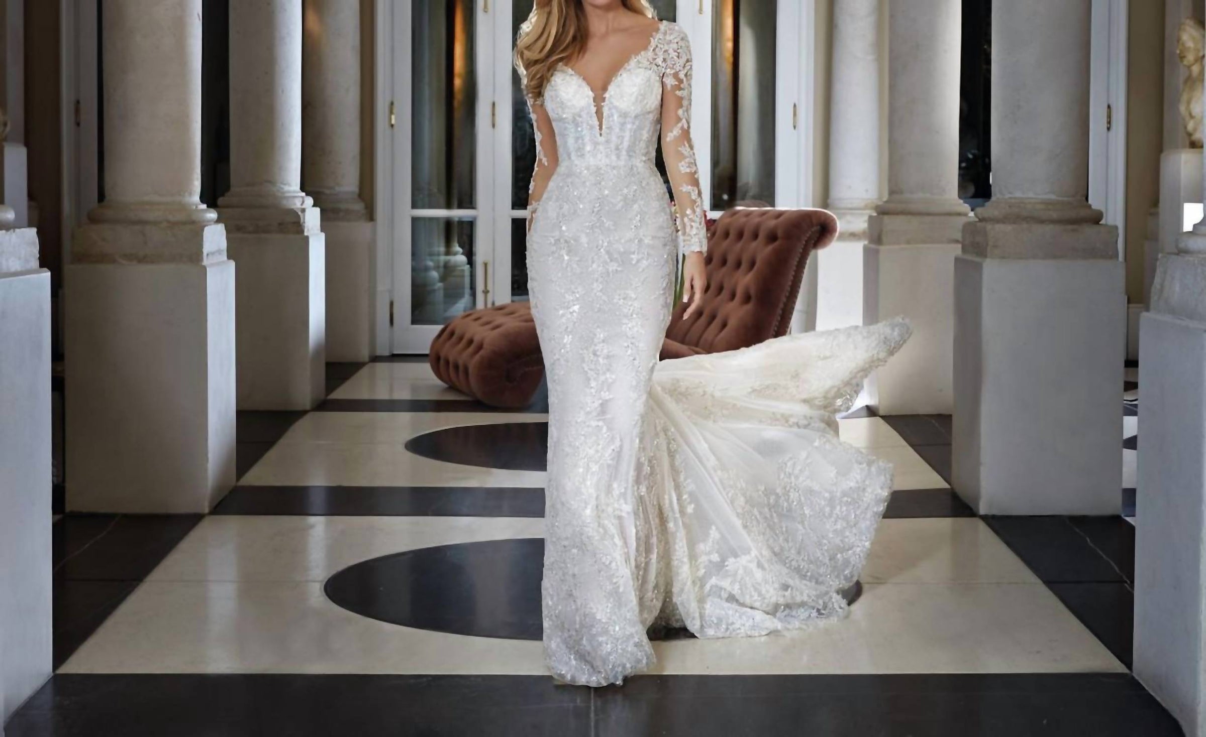 Demetrios - Ella Tulle Beaded Dress