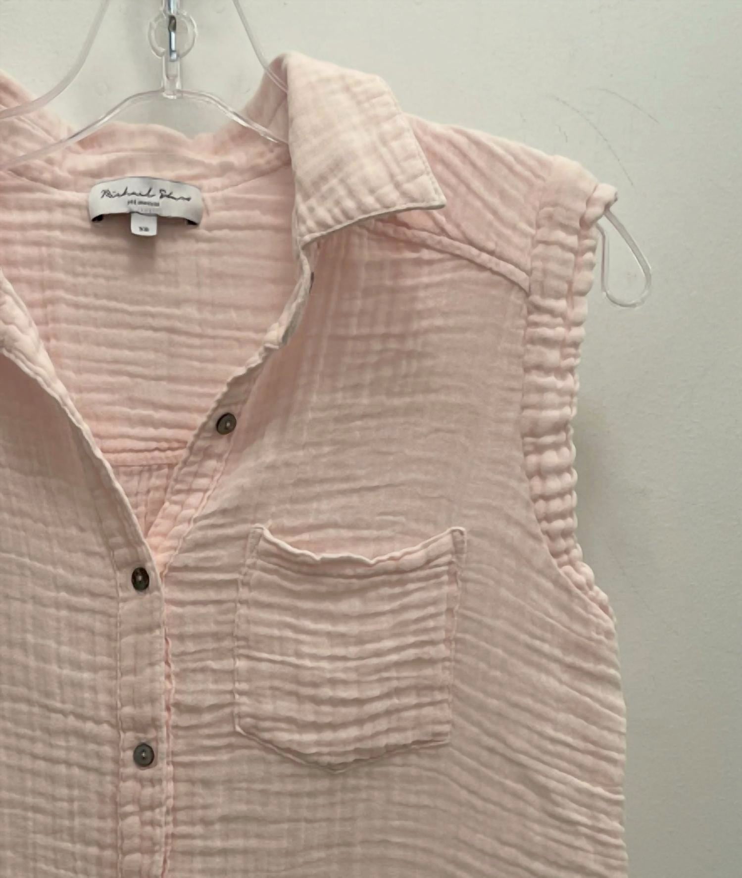 Michael Stars - Women's Monique Button Down Tank Top