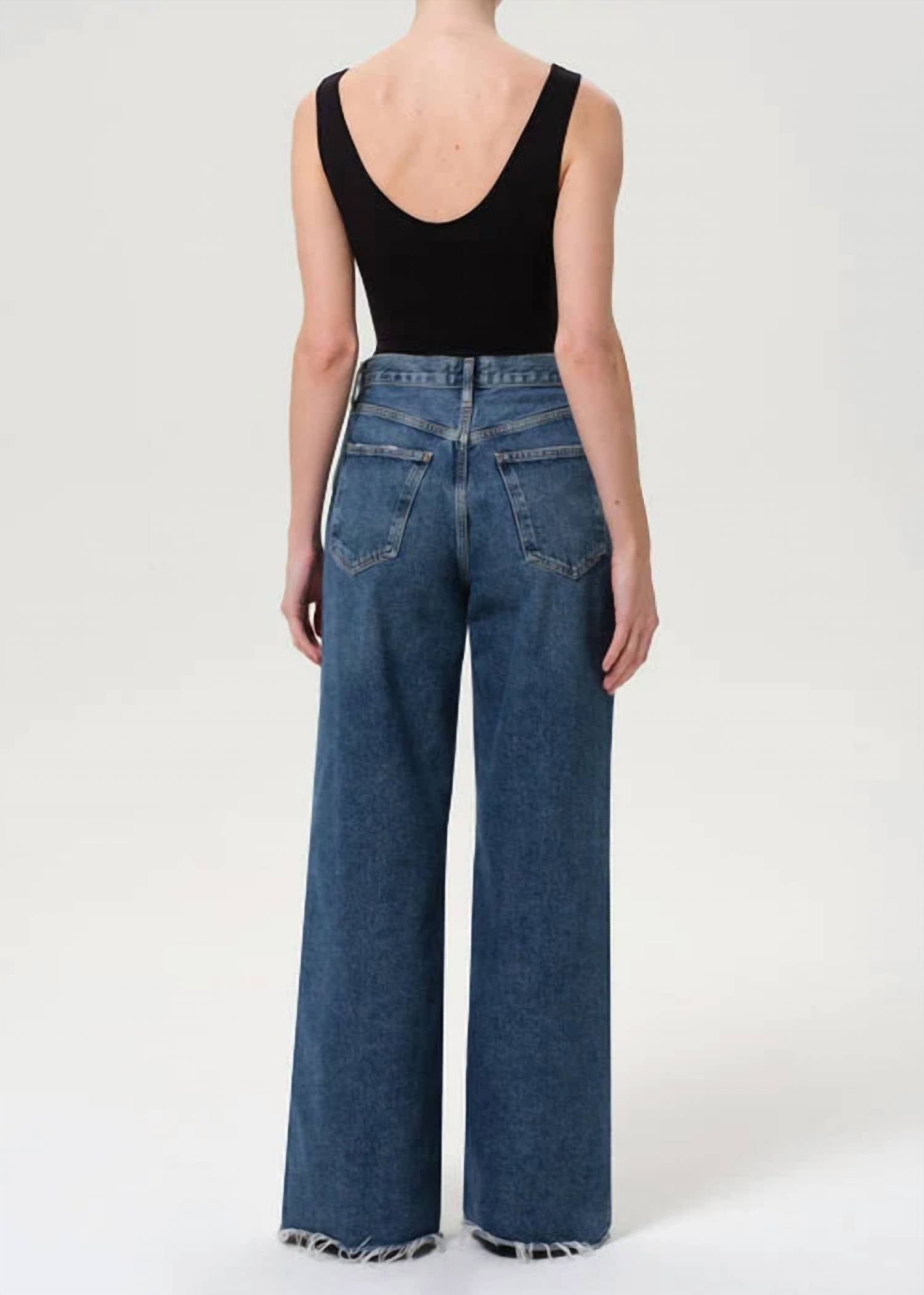 Agolde - Dame High Rise Wide Leg No Cuff