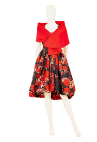 Samuel Dong - Jacquard High-low Dress