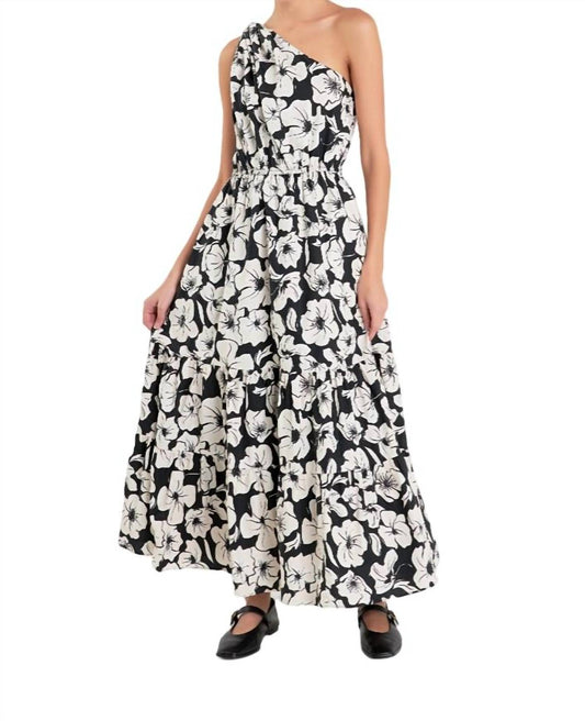 English Factory - One Shoulder Floral Dress