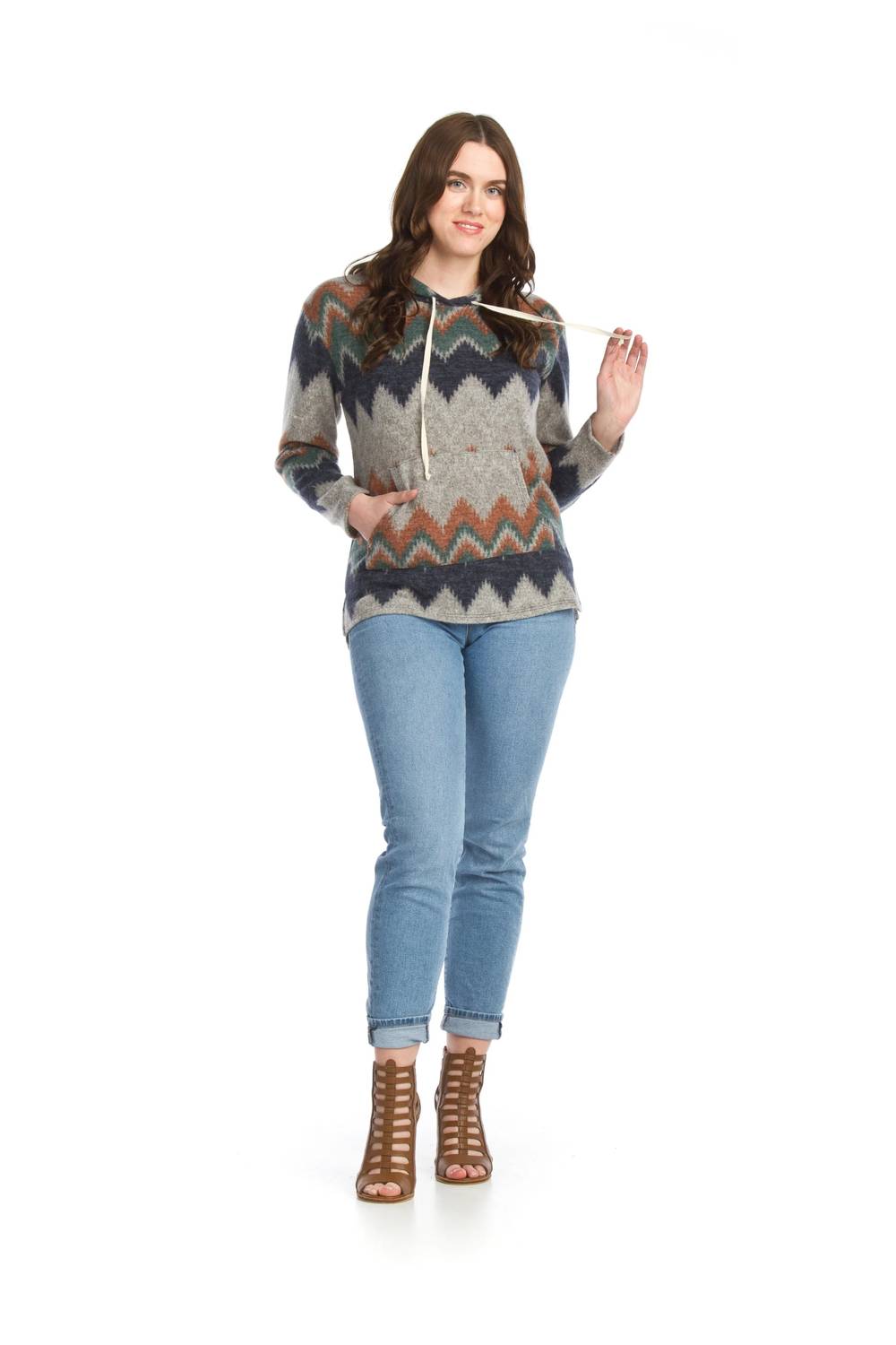 Papillon - Brushed Chevron Hoody