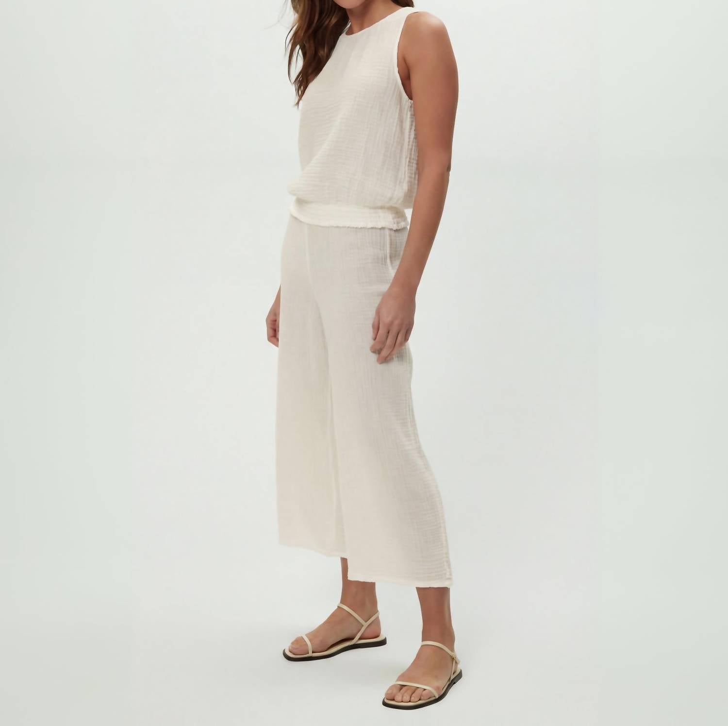 Michael Stars - Medina Cropped Gauze Pants