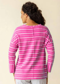 Habitat - Terry Striped Boxy Crew Top