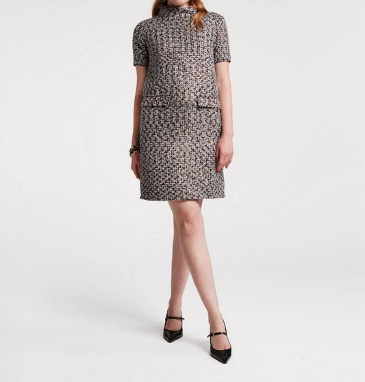 Frances Valentine - Tweed Sarah Shift Dress