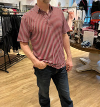 Autilove - Men's Tucker Striped Polo
