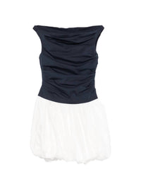 SIMKHAI Salina Bubble Mini Dress in midnight multi - women's dress - view 5