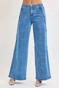 Risen - Scalloped Jeans