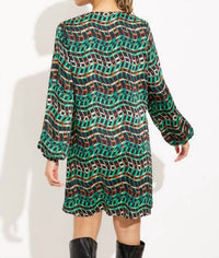 Joseph Ribkoff - Geometric Mini Shift Dress