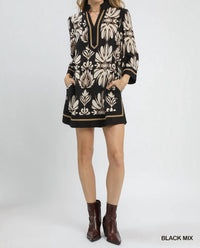 Umgee - Baroque Mini Dress