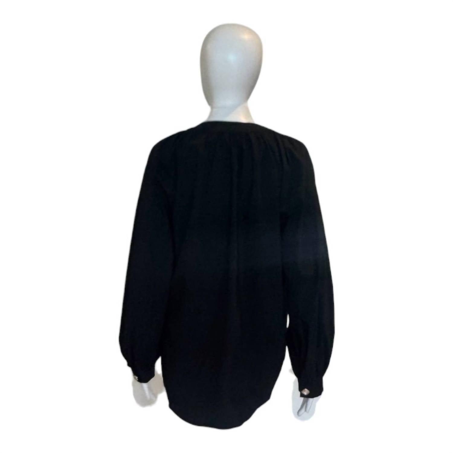 English Factory - Rhinestone Button Blouse