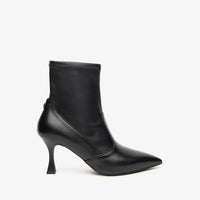 NeroGiardini Women's Stretch Ankle Boot in black - women's shoe - detail view