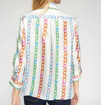 Vilagallo - Chains Print Shirt