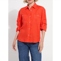 Lysse - Rose Roll Tab Shirt