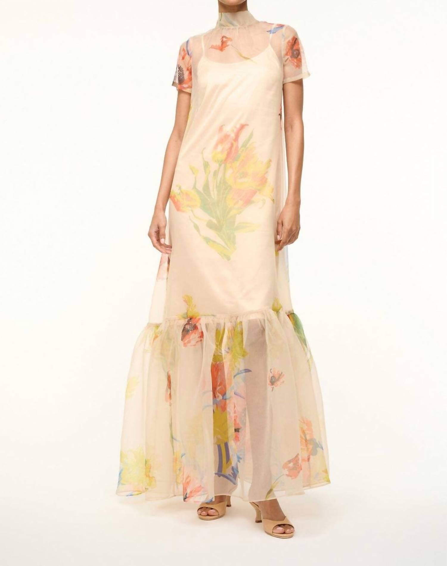Beulahstyle - Sheer Floral Maxi Dress
