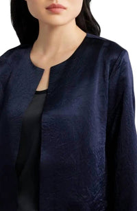 Eileen Fisher - Round Neck Cropped Jacket