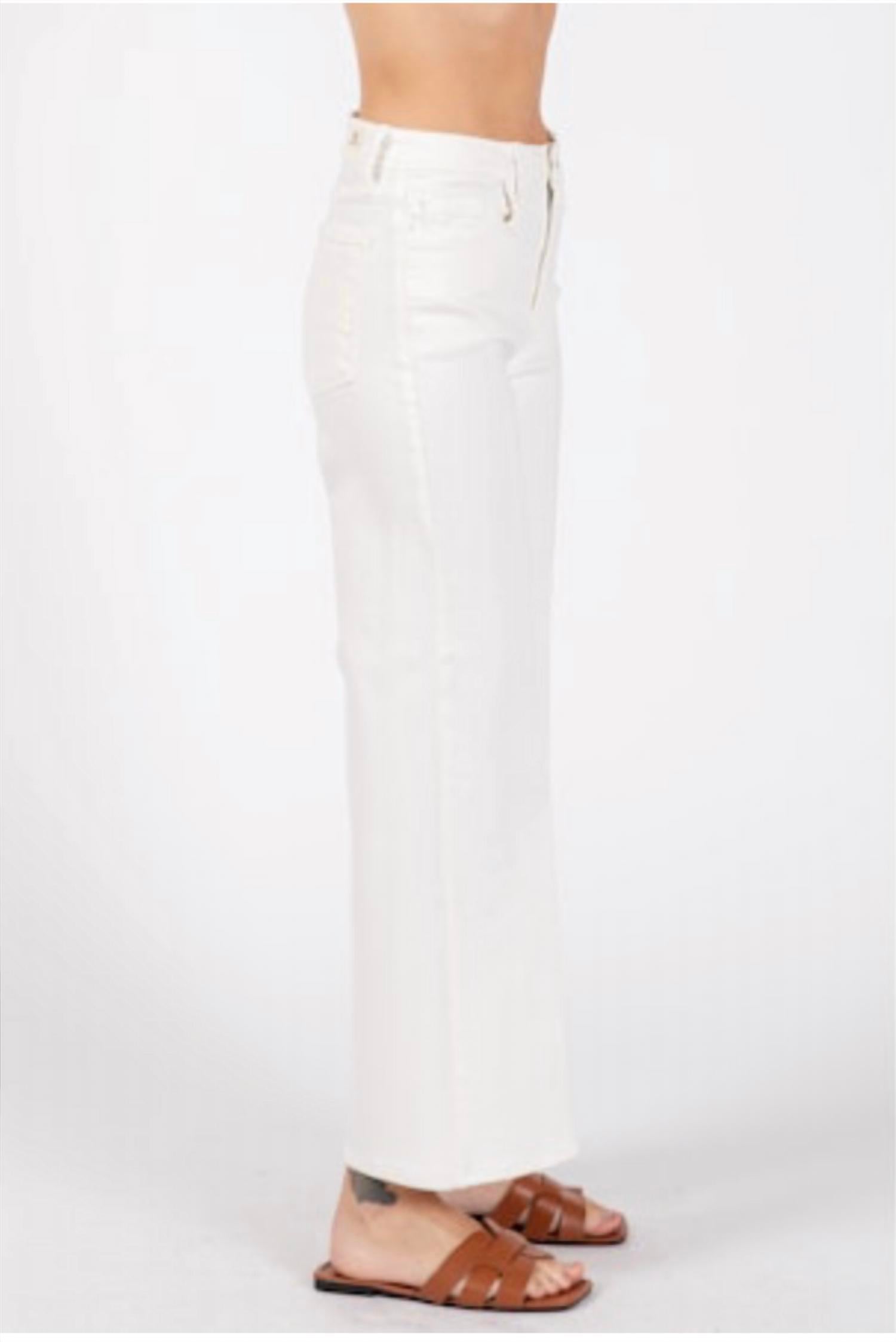 Letter To Juliet - Genoa Creased Wide Leg Jeans