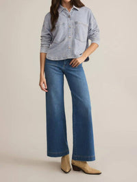 Z Supply - ALL DAY CROPPED KNIT DENIM JACKET
