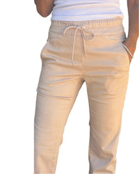 Bevy Flog - Loren High-rise Drawstring Pants