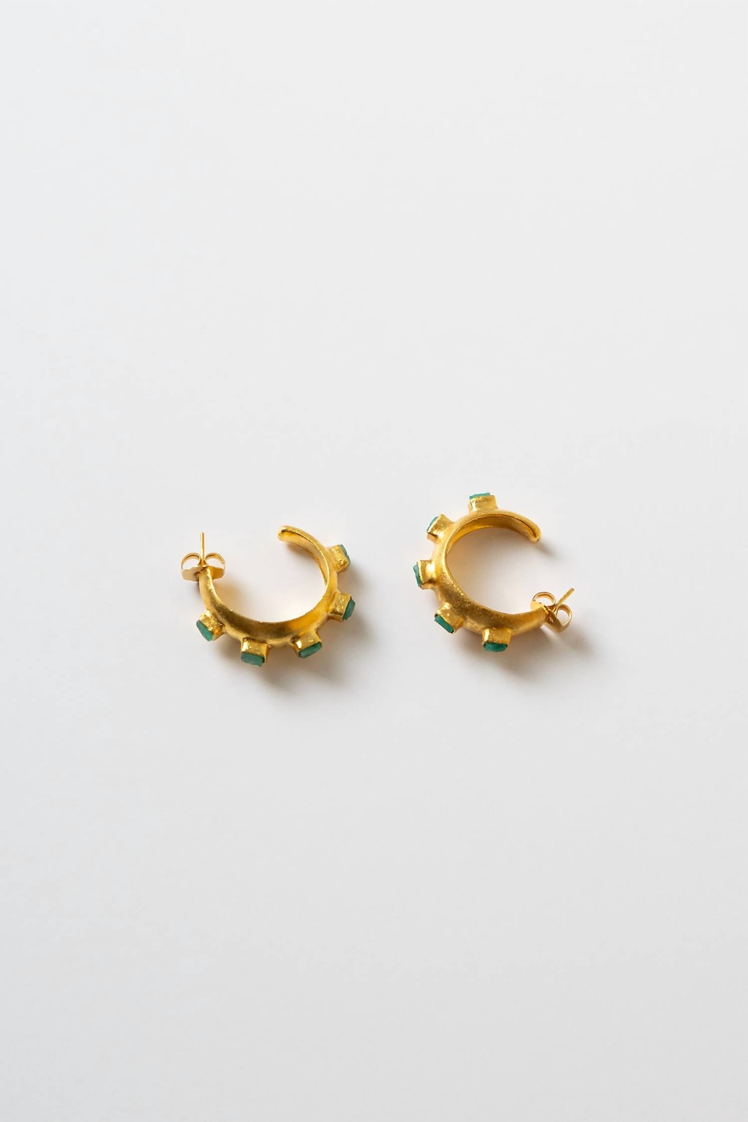 FENOMENA Women's Havana Glow Earrings in gold - women's jewelry - view 6