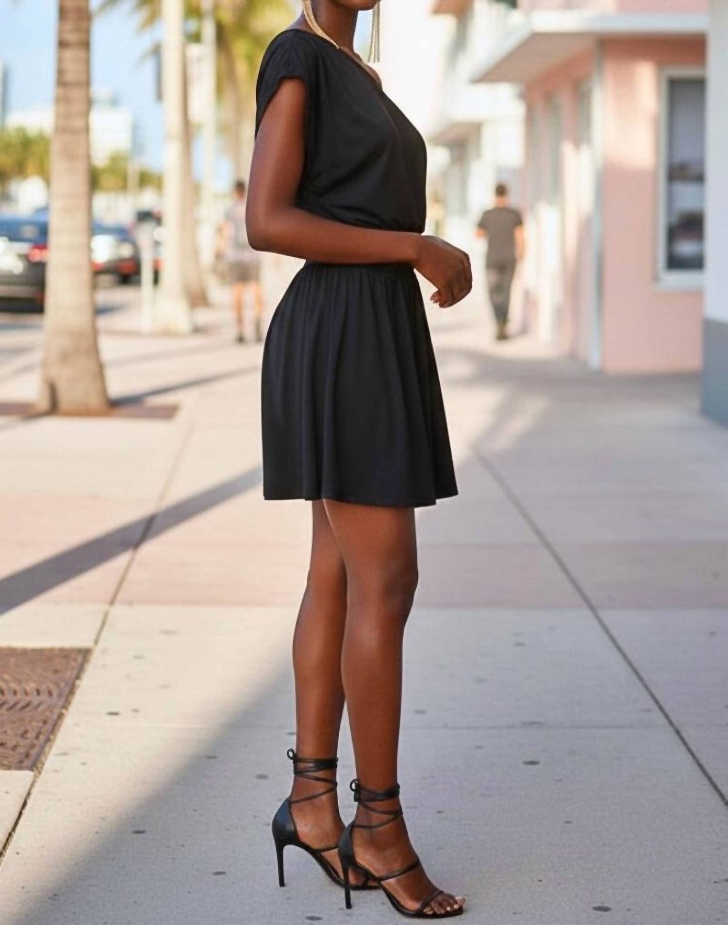 By Together - Mariana Drop Shoulder Mini Dress