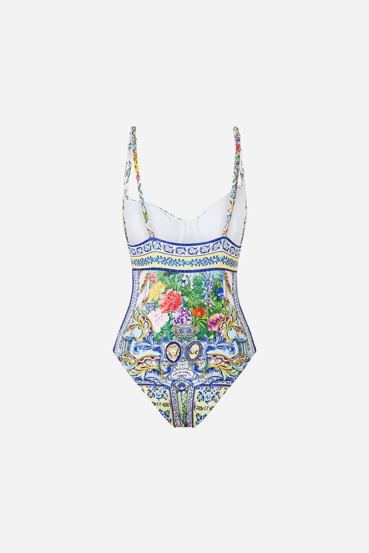 Camilla - Eyelet Tie Triangle One Piece