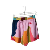 Crosby by Mollie Burch Sara High Rise Shorts in black poppy - women's shorts - alternate view