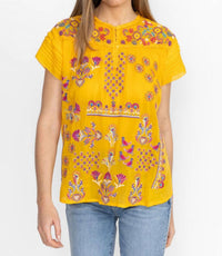 Johnny Was Lafaret Blouse in monserrat - women's blouse - alternate view