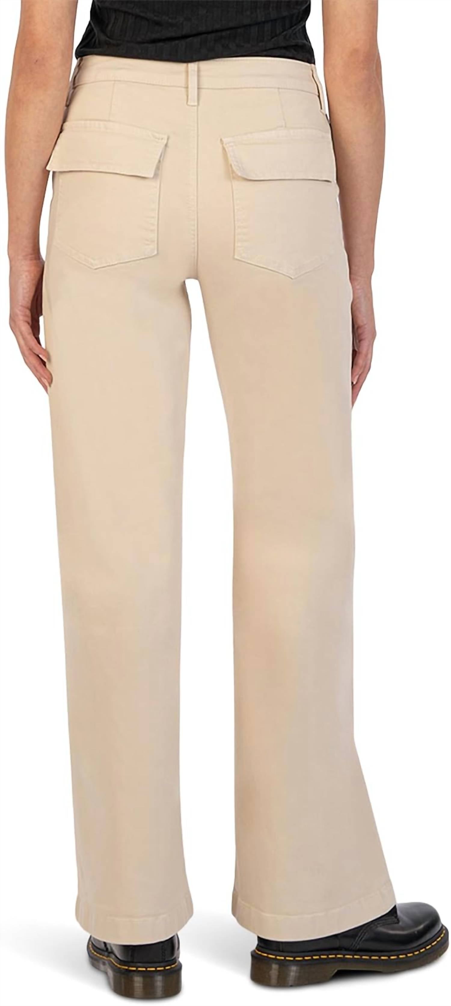 Kut From The Kloth - Meg High Rise Wide Leg Pants With Welt Pockets